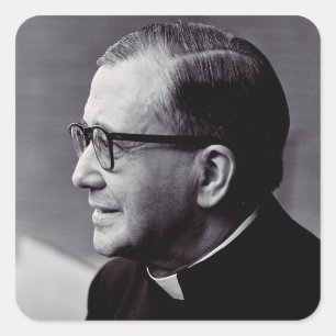 Sint Josemaria Escriva Vierkante Sticker