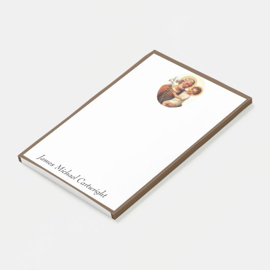 Sint-Joseph Baby Jesus Traditioneel katholiek Post-it® Notes (Schuin)