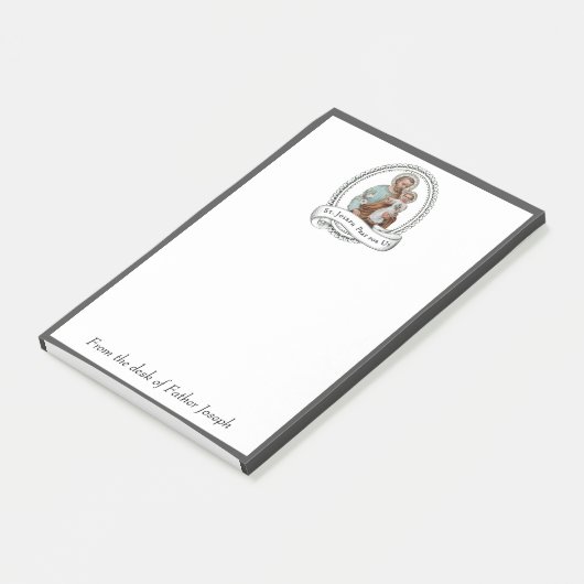 Sint-Joseph Baby Jesus Traditioneel katholiek Post-it® Notes (Schuin)