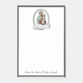 Sint-Joseph Baby Jesus Traditioneel katholiek Post-it® Notes