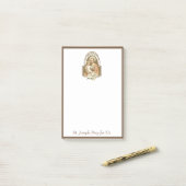 Sint-Joseph Baby Jesus Traditioneel katholiek Post-it® Notes (Op bureau)