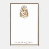 Sint-Joseph Baby Jesus Traditioneel katholiek Post-it® Notes (Voorkant)