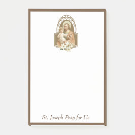 Sint-Joseph Baby Jesus Traditioneel katholiek Post-it® Notes