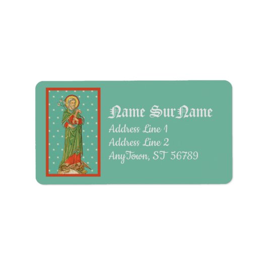 Sint-Joseph, beschermer van de kerk (VVP 09) Etiket (Voorkant)