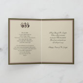 Sint-Joseph Child Jesus Feast Day Floral Kaart (Binnen)