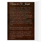 Sint-Joseph Child Jesus Godsdienstgebed (Binnen (Links))