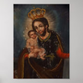 Sint Joseph Crowned met Baby Jesus Poster (Voorkant)