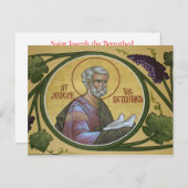 Sint Joseph de Betrothed Prayer Card Briefkaart (Voorkant / Achterkant)