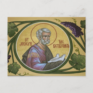 Sint Joseph de Betrothed Prayer Card Briefkaart
