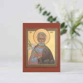 Sint Joseph de Betrothed Prayer Card Briefkaart (Staand voorkant)