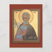 Sint Joseph de Betrothed Prayer Card Briefkaart (Voorkant)