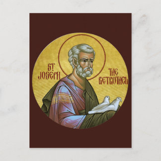 Sint Joseph de Betrothed Prayer Card Briefkaart