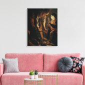 Sint-Joseph, de Carpenter Canvas Afdruk (Insitu (Woonkamer))