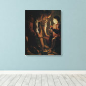 Sint-Joseph, de Carpenter Canvas Afdruk (Insitu (Houten vloer))
