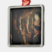 Sint-Joseph, de Carpenter Metalen Ornament (Links)