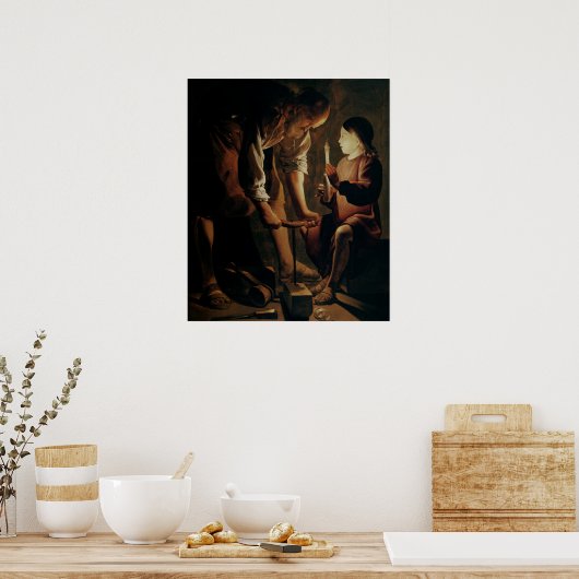 Sint-Joseph, de Carpenter Poster (Keuken)