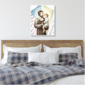 Sint Joseph de Protector Canvas Afdruk (Insitu (Slaapkamer))