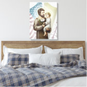 Sint Joseph de Protector Canvas Afdruk (Insitu (Slaapkamer))