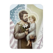 Sint Joseph de Protector Magneet (Verticaal)
