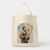 Sint Joseph de Protector Tote Bag (Voorkant)