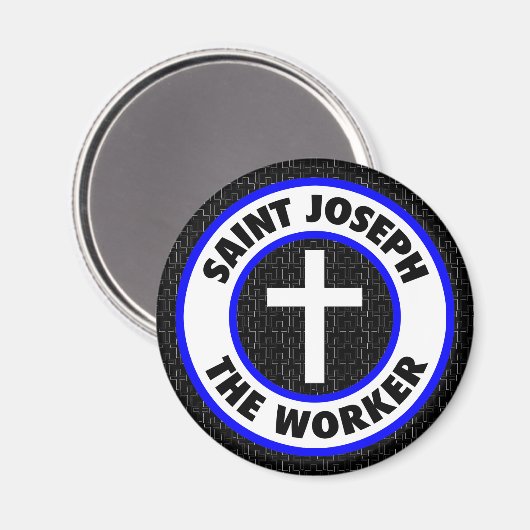 Sint Joseph de Worker Magneet (Voorkant / Achterkant)