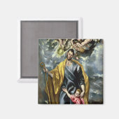 Sint Joseph en het Christus Kind, 1597-1999 Magneet (Voorkant / Achterkant)
