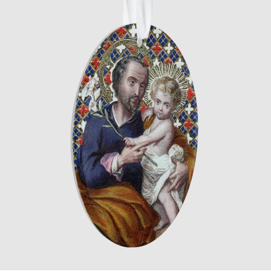 Sint Joseph en het Christus Kind (DPT 002) Ornament (voorkant)