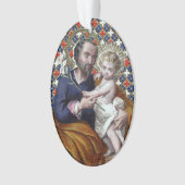 Sint Joseph en het Christus Kind (DPT 002) Ornament (voorkant)