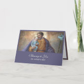 Sint-Joseph Fathers Dag Jezus Religieuze Kaart (Voorkant)