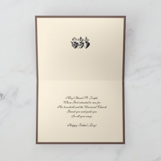 Sint-Joseph Fathers Dag Jezus Religieuze Kaart (Binnen)