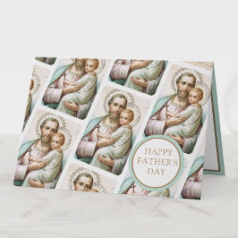 Sint-Joseph Fathers Dag Katholieke Religieuze Kaar Kaart