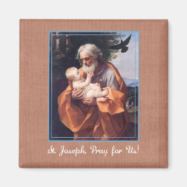Sint-Joseph Feast Day met Baby Jezus Magneet