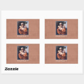 Sint-Joseph Feast Day met Baby Jezus Rechthoekige Sticker (Vel)