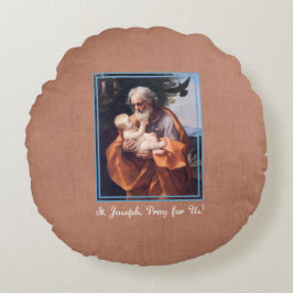 Sint-Joseph Feast Day met Baby Jezus Rond Kussen