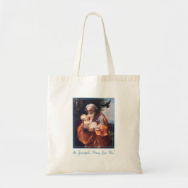 Sint-Joseph Feast Day met Baby Jezus Tote Bag