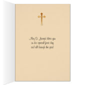 Sint-Joseph Feast Day Traditioneel katholiek gebed (Binnen (Rechts))