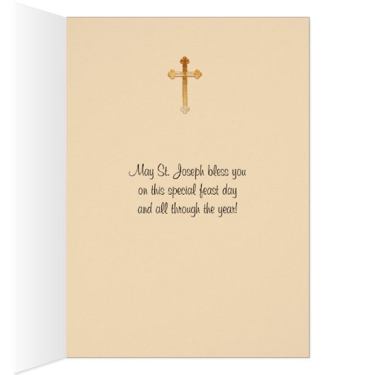 Sint-Joseph Feast Day Traditioneel katholiek gebed (Binnen (Rechts))