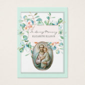 Sint-Joseph Funeral Memorial Prayer Kaart (Voorkant)