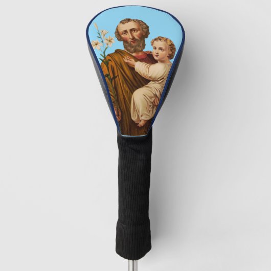 Sint Joseph Guardian van de Heilige Familie Golfheadcover (Voorkant)