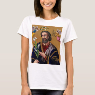 Sint Joseph Guardian van de Heilige Familie T-shirt