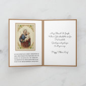 Sint-Joseph Jesus Fathers Dag katholieke religie Kaart (Binnen)