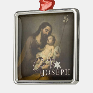 Sint-Joseph Jesus religieus katholiek Metalen Ornament
