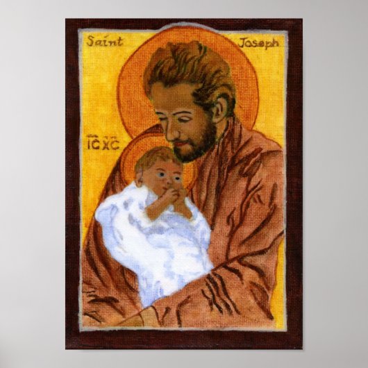 Sint-Joseph met Border Poster (Voorkant)