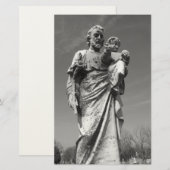 Sint-Joseph met Child briefpapier (Voorkant / Achterkant)