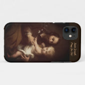 Sint Joseph met Christus Kind Case-Mate iPhone Case (Achterkant (horizontaal))