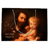 Sint Joseph met Christus Kind Groot Cadeauzakje (Achterkant)