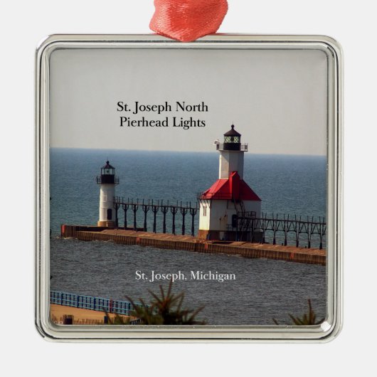Sint-Joseph North Pier Lights Metalen Ornament (Voorkant)