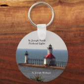 Sint-Joseph North Pierhead Lights sleutelketen Sleutelhanger (Voorkant)