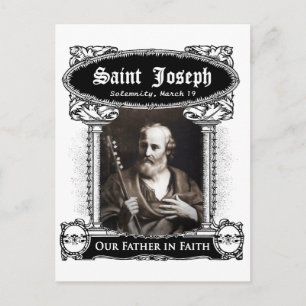 Sint-Joseph - Onze vader in het Faith Custom Brief Briefkaart