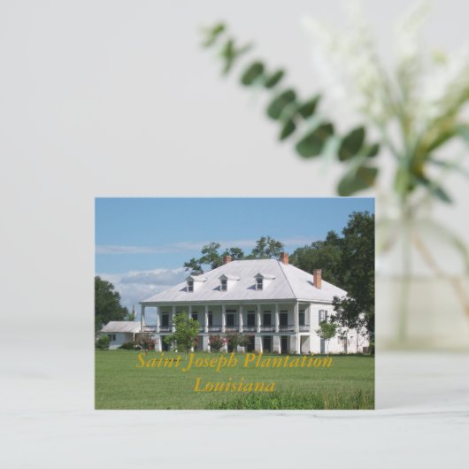 Sint Joseph Plantation Briefkaart (Staand voorkant)